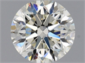 Natural Diamond 0.83 Carats, Round with Very Good Cut, K Color, VVS1 Clarity and Certified by GIA