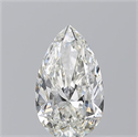 Diamante Natural 0.70 quilates, De pera , Color H, claridad VVS2 y certificado GIA