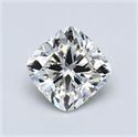Natural Diamond 0.80 Carats, Cushion with  Cut, I Color, VS2 Clarity and Certified by GIA