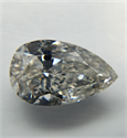 Natural Diamond 1.52 Carats, Pear with  Cut, G Color, I1 Clarity and Certified by GIA
