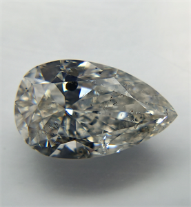 Picture of Natural Diamond 1.52 Carats, Pear with  Cut, G Color, I1 Clarity and Certified by GIA