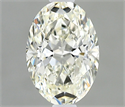 Natural Diamond 0.52 Carats, Oval with  Cut, I Color, VVS2 Clarity and Certified by IGI