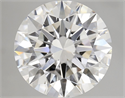 Lab Grown Diamond 7.02 Carats, Round with Ideal Cut, F Color, VVS2 Clarity and Certified by IGI