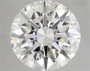 Picture of Lab Grown Diamond 7.02 Carats, Round with Ideal Cut, F Color, VVS2 Clarity and Certified by IGI