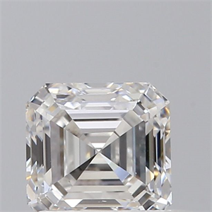 Foto Diamante Natural 0.70 quilates, Asscher , Color F, claridad VS2 y certificado GIA de