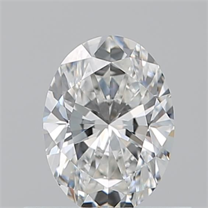 Picture of Natural Diamond 0.54 Carats, Oval with  Cut, F Color, VVS1 Clarity and Certified by GIA