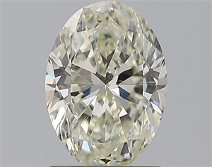 Foto Diamante Natural 1.20 quilates, Ovalado , Color K, claridad SI1 y certificado GIA de