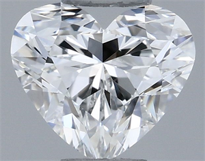 Picture of Natural Diamond 0.33 Carats, Heart with  Cut, E Color, VS1 Clarity and Certified by GIA