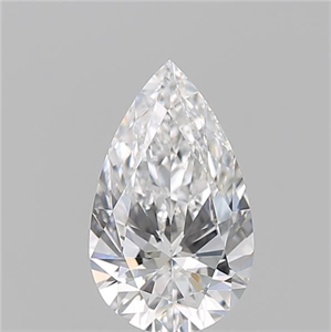 Picture of Natural Diamond 0.70 Carats, Pear with  Cut, E Color, VS2 Clarity and Certified by GIA