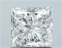 Natural Diamond 1.01 Carats, Princess with  Cut, H Color, VVS1 Clarity and Certified by GIA