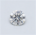 Diamante Natural 0.41 quilates, Redondo , Color E, claridad SI2 y certificado GIA