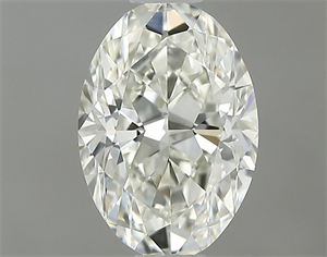 Picture of Natural Diamond 0.60 Carats, Oval with  Cut, J Color, VVS1 Clarity and Certified by IGI