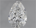 Natural Diamond 0.50 Carats, Pear with  Cut, G Color, VVS2 Clarity and Certified by GIA