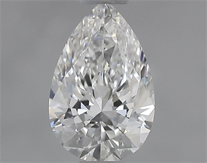 Picture of Natural Diamond 0.50 Carats, Pear with  Cut, G Color, VVS2 Clarity and Certified by GIA