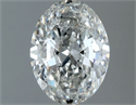 Diamante Natural 1.00 quilates, Ovalado , Color H, claridad SI2 y certificado GIA