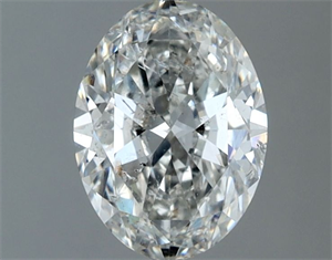 Foto Diamante Natural 1.00 quilates, Ovalado , Color H, claridad SI2 y certificado GIA de
