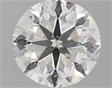 Natural Diamond 1.50 Carats, Round with Very Good Cut, J Color, I1 Clarity and Certified by GIA