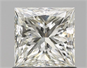 Natural Diamond 1.01 Carats, Princess with  Cut, J Color, VS2 Clarity and Certified by GIA