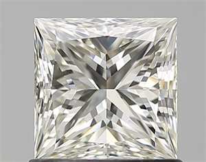 Picture of Natural Diamond 1.01 Carats, Princess with  Cut, J Color, VS2 Clarity and Certified by GIA