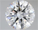 Lab Grown Diamond 3.05 Carats, Round with Ideal Cut, E Color, VS1 Clarity and Certified by IGI