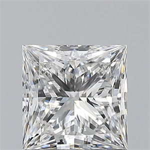Foto Diamante Natural 0.90 quilates, Princesa , Color F, claridad VVS2 y certificado GIA de
