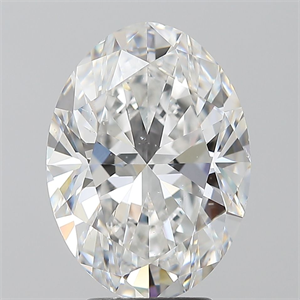 Picture of Natural Diamond 4.03 Carats, Oval with  Cut, E Color, SI1 Clarity and Certified by GIA