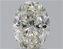 Natural Diamond 0.69 Carats, Oval with  Cut, I Color, SI2 Clarity and Certified by GIA