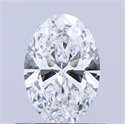 Diamante Natural 0.52 quilates, Ovalado , Color D, claridad VS2 y certificado GIA