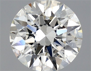 Picture of Natural Diamond 0.90 Carats, Round with Excellent Cut, H Color, SI1 Clarity and Certified by GIA
