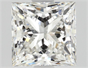 Natural Diamond 1.47 Carats, Princess with  Cut, F Color, VS1 Clarity and Certified by GIA