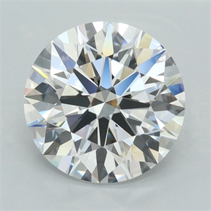 Picture of Lab Grown Diamond 3.00 Carats, Round with Ideal Cut, D Color, VVS1 Clarity and Certified by IGI