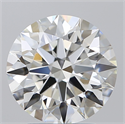Natural Diamond 3.02 Carats, Round with Excellent Cut, H Color, VVS1 Clarity and Certified by GIA