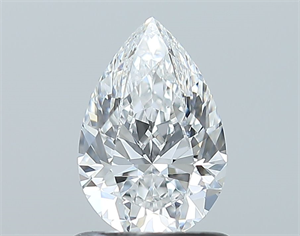 Picture of Natural Diamond 0.90 Carats, Pear with  Cut, E Color, VS1 Clarity and Certified by GIA