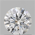 Natural Diamond 0.72 Carats, Round with Excellent Cut, G Color, VVS2 Clarity and Certified by GIA