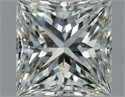 Natural Diamond 1.50 Carats, Princess with  Cut, H Color, VVS1 Clarity and Certified by GIA