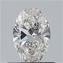 Natural Diamond 0.50 Carats, Oval with  Cut, G Color, VVS1 Clarity and Certified by GIA