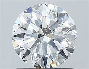 Foto Diamante Natural 0.90 quilates, Redondo , Color G, claridad SI2 y certificado GIA de