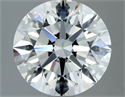 Diamante Natural 3.06 quilates, Redondo , Color H, claridad VVS1 y certificado IGI
