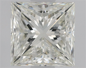 Picture of Natural Diamond 1.01 Carats, Princess with  Cut, J Color, VS1 Clarity and Certified by GIA