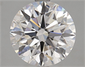 Lab Grown Diamond 3.08 Carats, Round with Excellent Cut, D Color, VVS1 Clarity and Certified by GIA