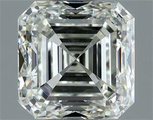 Picture of Natural Diamond 1.50 Carats, Asscher with  Cut, I Color, VVS2 Clarity and Certified by IGI