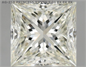 Natural Diamond 2.01 Carats, Princess with  Cut, J Color, VVS1 Clarity and Certified by IGI