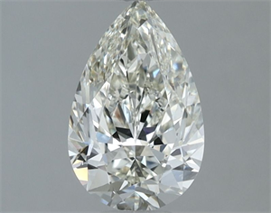 Picture of Natural Diamond 0.91 Carats, Pear with  Cut, I Color, VVS1 Clarity and Certified by IGI