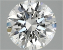 Del inventario de diamantes de laboratorio, 2.10 quilates, Redondo , Color F, claridad VVS2 y certificado IGI
