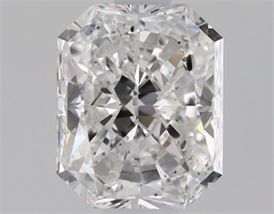 Picture of Natural Diamond 1.01 Carats, Radiant with  Cut, E Color, SI2 Clarity and Certified by HRD