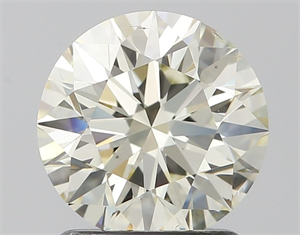 Picture of Natural Diamond 1.52 Carats, Round with Excellent Cut, K Color, SI1 Clarity and Certified by IGI