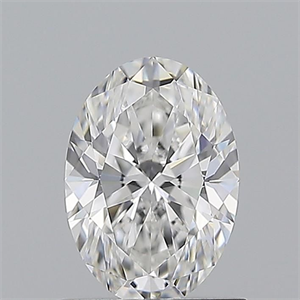 Picture of Natural Diamond 0.92 Carats, Oval with  Cut, E Color, VS1 Clarity and Certified by GIA