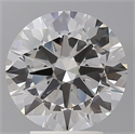 Lab Grown Diamond 3.53 Carats, Round with Excellent Cut, E Color, VVS2 Clarity and Certified by IGI