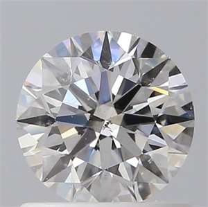 Picture of Natural Diamond 0.71 Carats, Round with Excellent Cut, G Color, SI2 Clarity and Certified by GIA