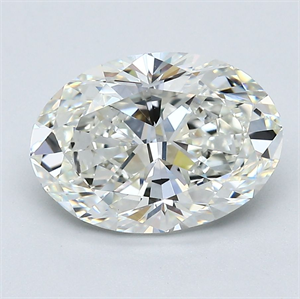 Picture of Natural Diamond 3.20 Carats, Oval with  Cut, I Color, VS1 Clarity and Certified by GIA